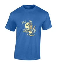 The American Astronaut Spaceman Moon Cool Design Unisex T-Shirt