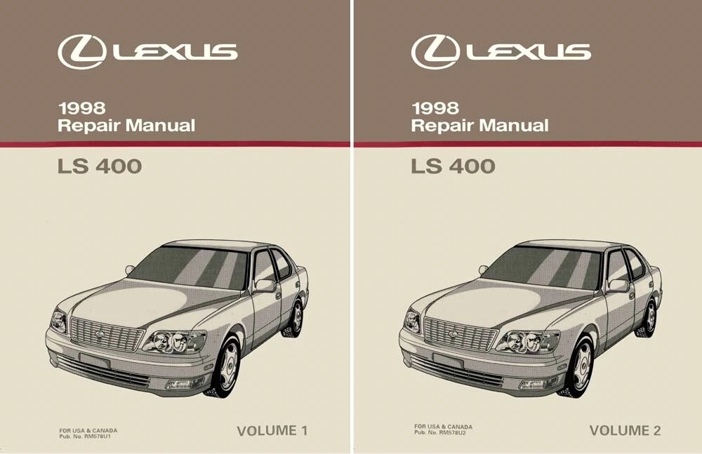 1998 Lexus LS 400 Factory Shop Service Manual
