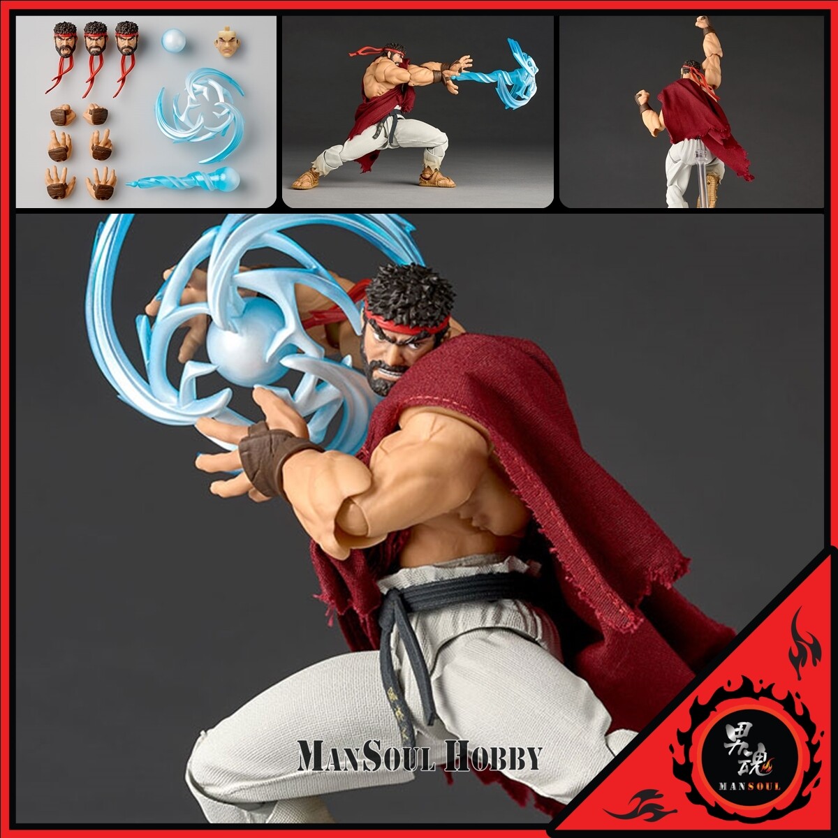 NEW AUTHENTIC Revoltech Amazing Yamaguchi Street Fighter 6 Ryu