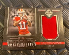 2019 Panini Majestic Unsung Warriors Materials Silver #19 Marquise Goodwin /49
