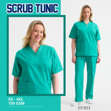 Ladies Scrub Tunic Healthcare Saloon Spa Hospital Staff Uniform UC921 Tunics