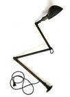Vintage Ajusco Mid Century Industrial Work Bench Lamp Articulating 3 Arm Light — photo 1
