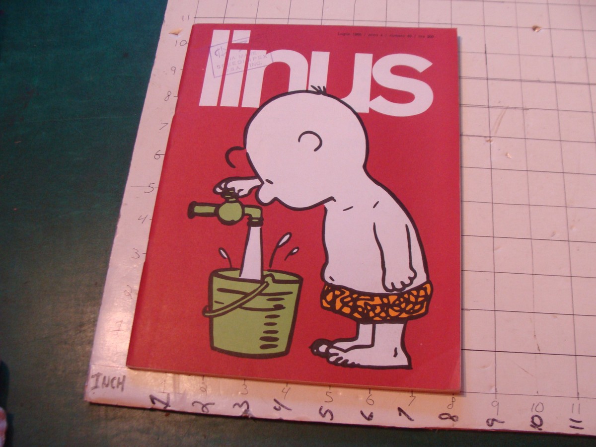 Italian Comic Magazine: LINUS #40- july 1968, 96 pgs Italian Comic Magazine: LINUS #40- july 1968, 96 pgs
