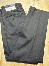Chaps Dress Pants Mens 32x30 Charcoal Gray Suit Separates New