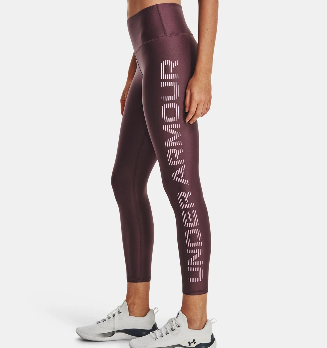 UNDER ARMOUR WOMEN'S COMPRESSION HIGH-RISE ANKLE LEGGINGS  PURPLE#1374133-NWT