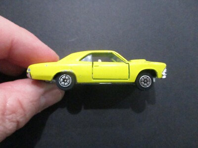 VTG YATMING 1966 CHEVELLE/MALIBU STREETRAT YELLOW DIECAST HONG KONG # 1074 HTF
