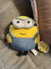 Minions Bob w Coveralls Illumination Rise of Gru Plush Toy NEW w Label 7 in