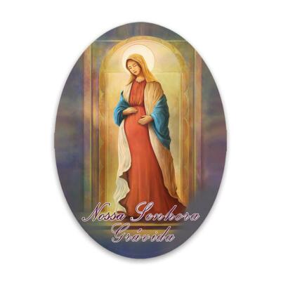 Gift Sticker : Nossa Senhora Grávida Católica Santa Virgem Maria Religiosa