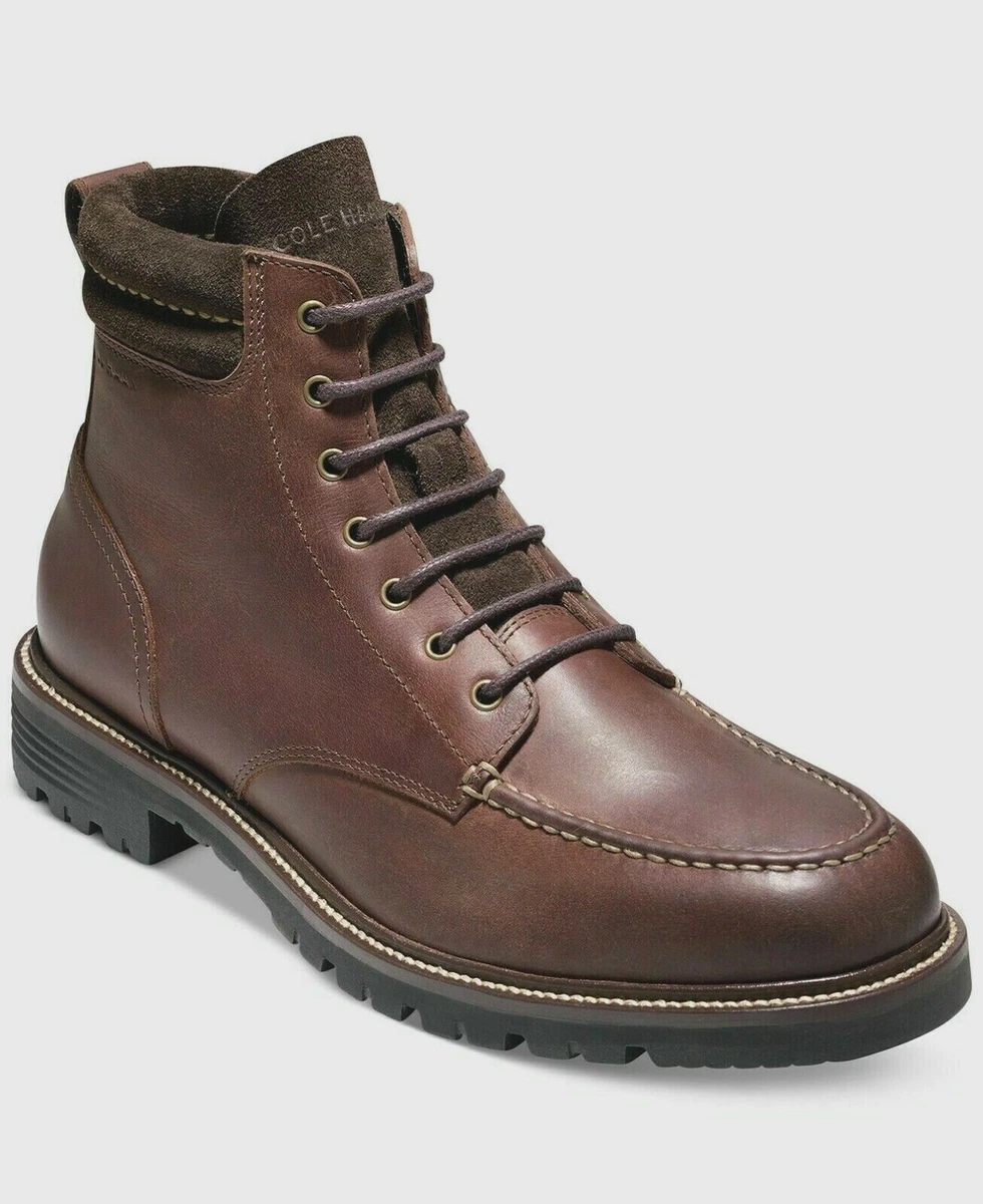 Cole Haan Men s Grantland 6 inch Lace up Ankle Waterproof Casual Dress Boots 7