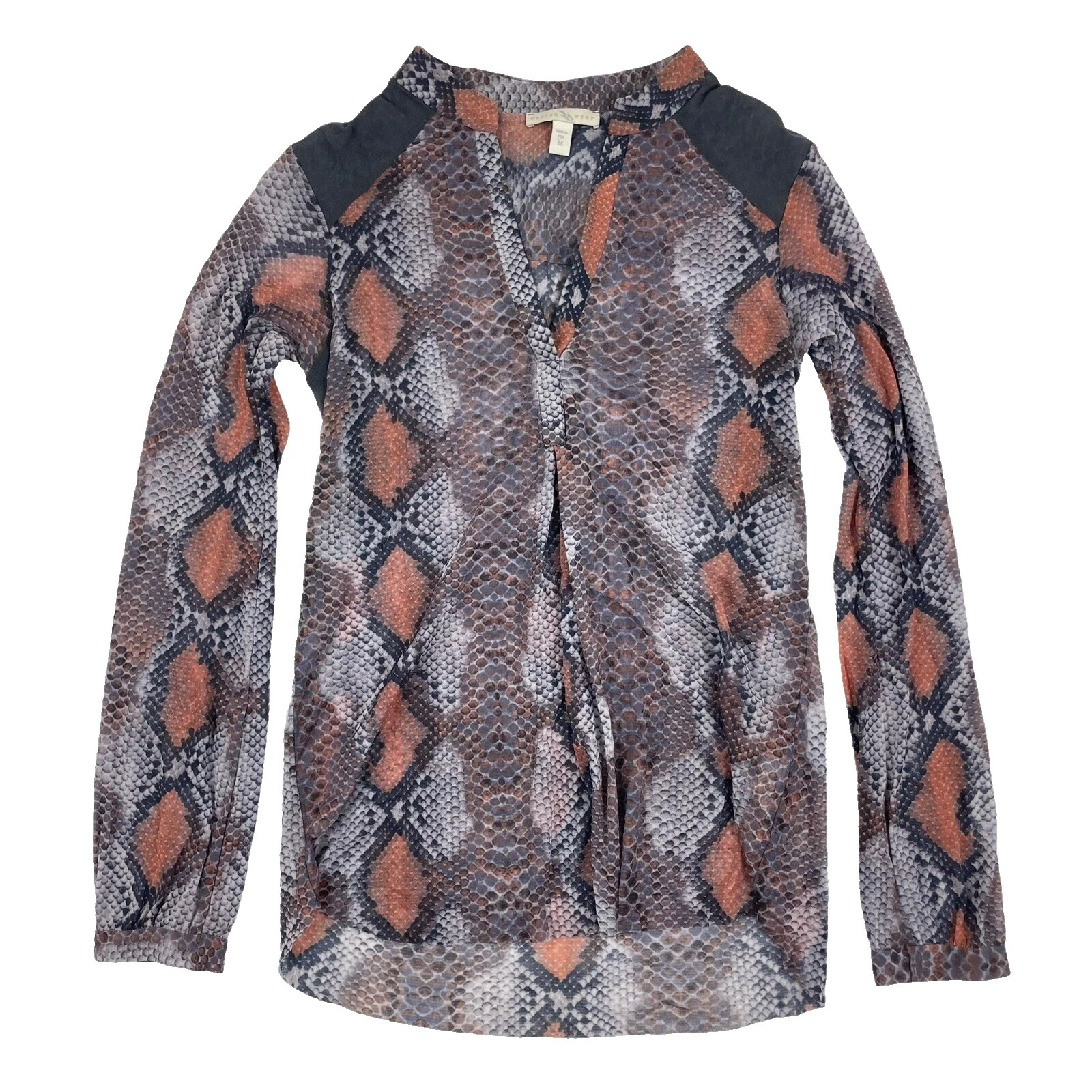 WESTON WEAR Animal Print Blouse Tops for Women