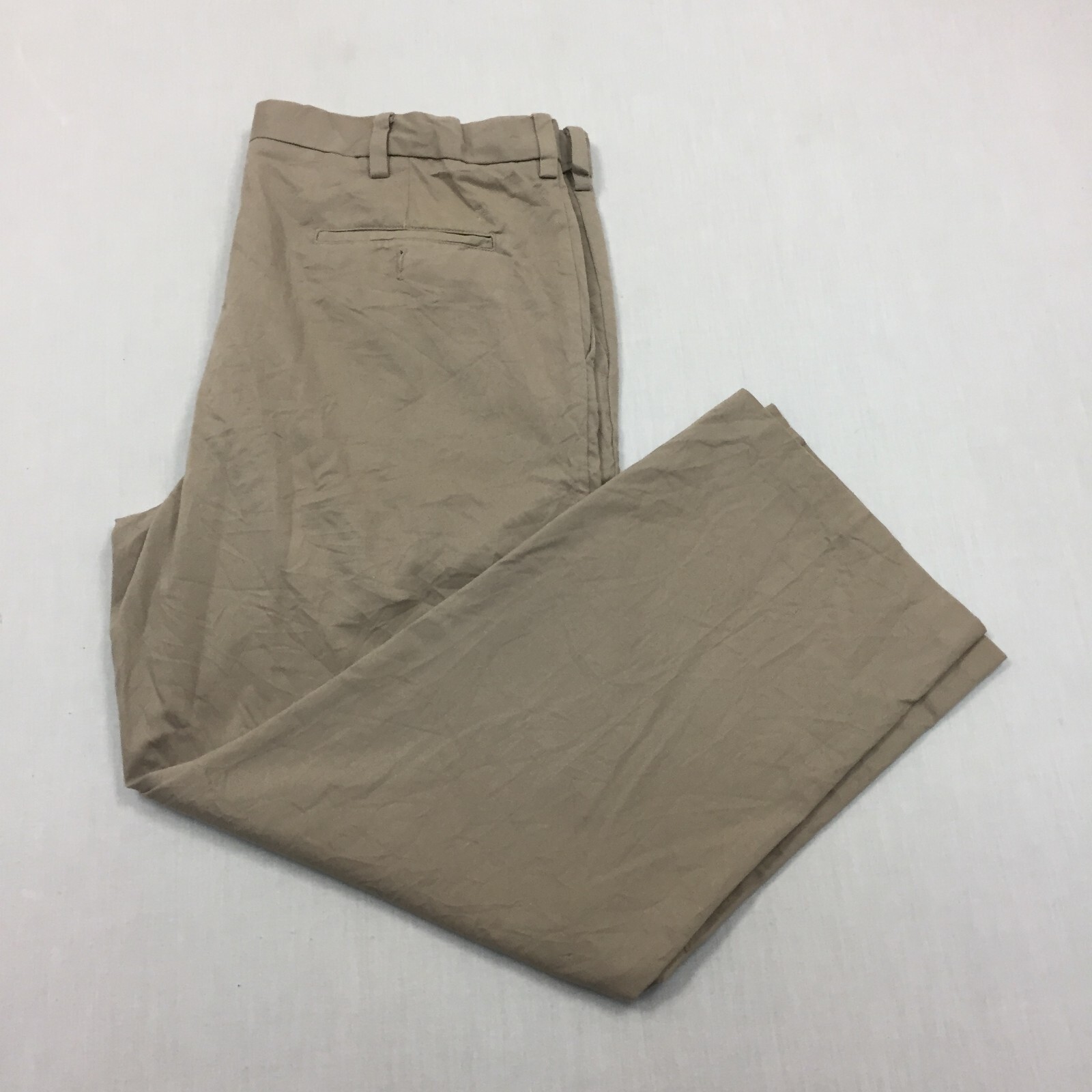 Dockers Chino Trousers Cotton Pants Straight Fit Mens Size 40W 29L Beige