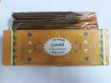 Flora Agarbatti Sandal Fragrances Spiritual Natural Rolled Incense Sticks 100g