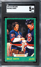 1973 O-Pee-Chee OPC BILLY SMITH New York Islanders Rookie RC #142 SGC 5