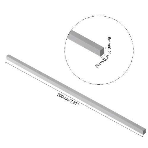 2pcs HSS Tool Bit Square Lathe Turning Grinder Cutter Mill Blank 5mmx5mmx200mm eBay