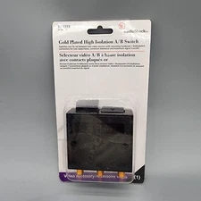 RadioShack A/B Switch 15-1233 Gold Plated High Isolation Video Selector NEW
