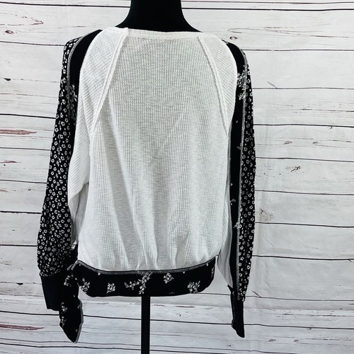 Top termico Free People Auxton avvolgente davanti manica lunga taglia M - Foto 7 di 11