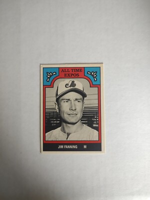1986 TCMA All-Time Montreal Expos: Color #12-EXP Jim Fanning (PWE)