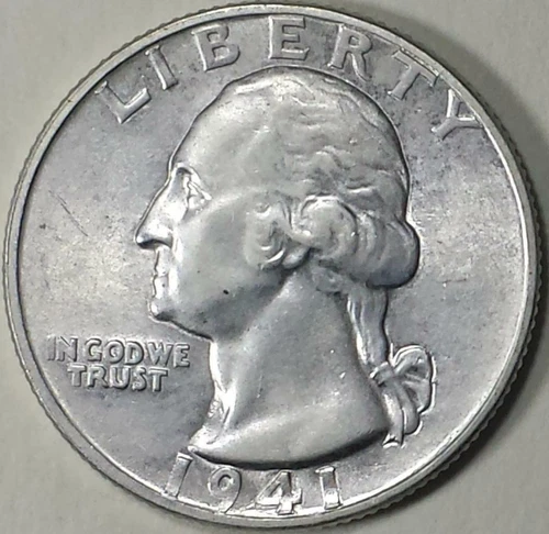 1941 Silver Washington Quarter - ** AU **