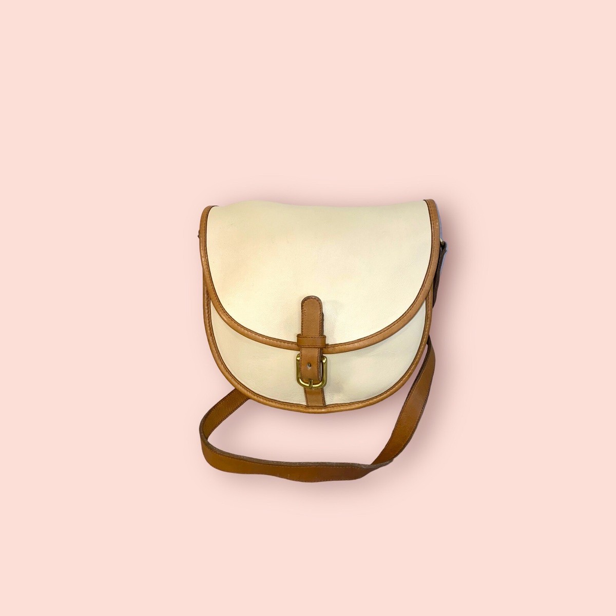 バッグ 80s Vintage Coach Round Shoulder Bag s-l400.jpg