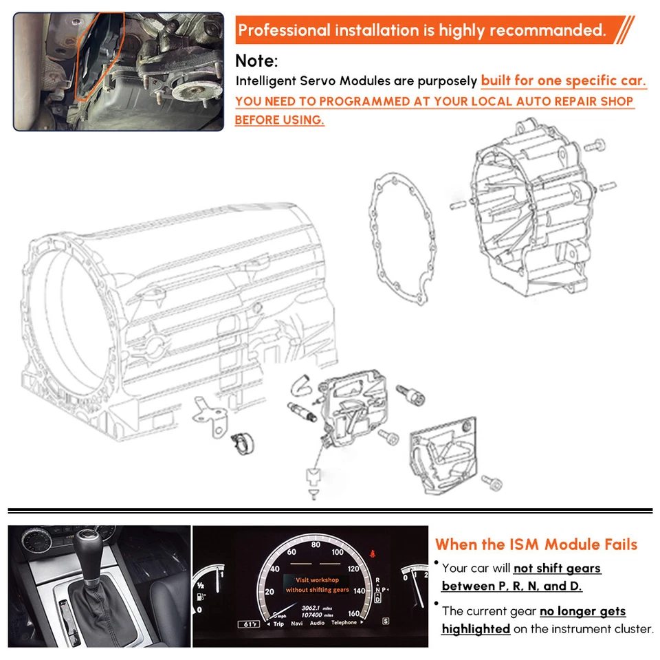 Módulo servo inteligente programado 722.9 ISM para Mercedes-Benz A0002701852 EE. UU. Foto 4 de 4