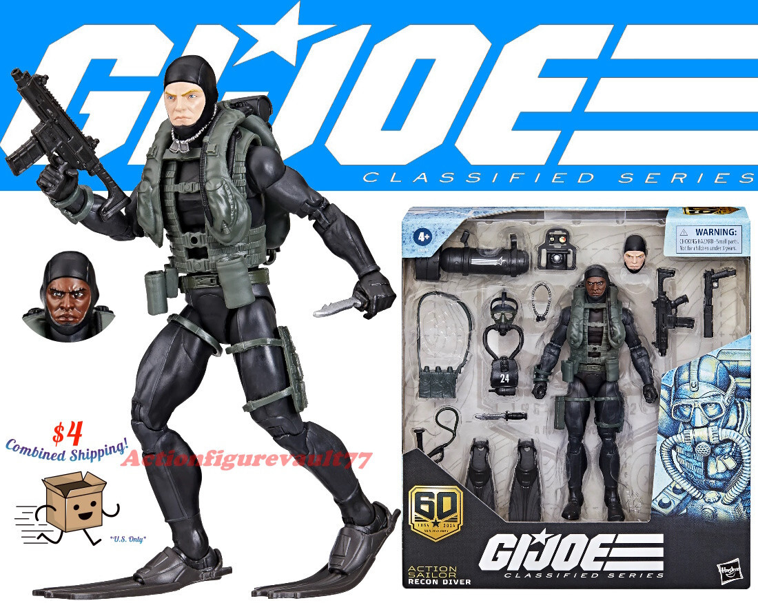 2024 GI JOE Classified Series 6" 60th Action Sailor RECON DIVER ----IN-STOCK----