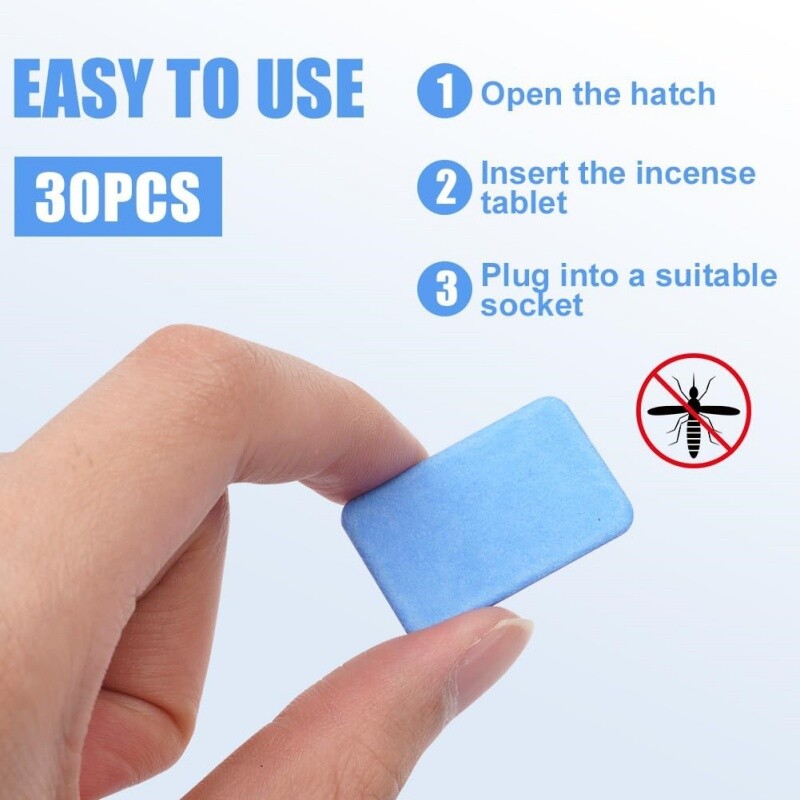 USB Mosquito Repellent Fly Zapper Plug In Insect Killer & 30 Repellent ...
