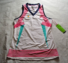 BNWT FILA Christopher Bevans BNP Paribas Open Tennis Tank Top - WOMEN's Size XL