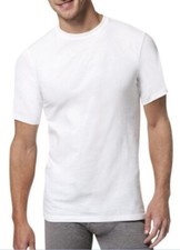 New 3 Men  s Hanes Premium Xtemp White Tagless Crew T-shirt S 34/36