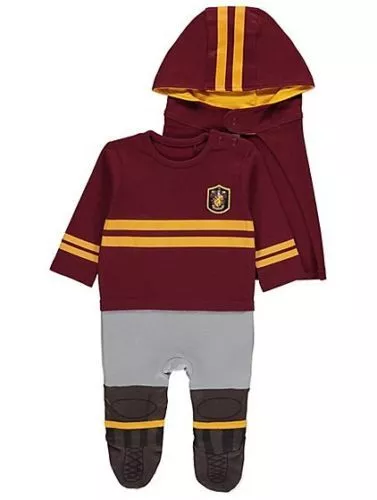 Harry Potter Baby Boys Gryffindor Baby Bodysuit with Removable Cape - Baby  Costume Baby Clothes