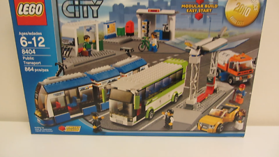LEGO CITY 8404 Public Transport Station 864 Pieces Retired 2010