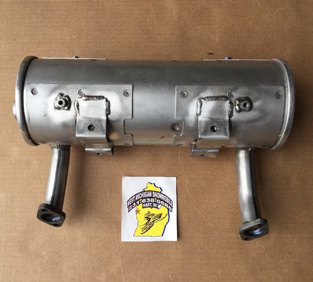 Honda Muffler Comp. HighR FUTABA Silver P/N 18310ZJ1014 NOS Exhaust