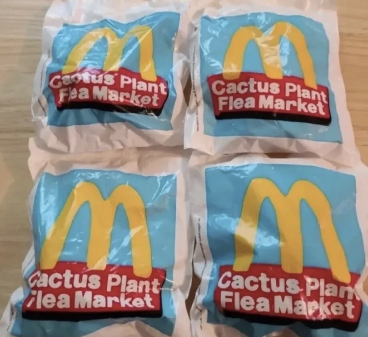 McDonalds Cactus Plant Flea Market Adult Happy Meal Toys