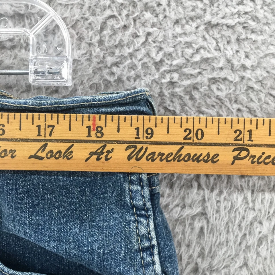 Dickies Bermuda Shorts Mens 40 (Actual 38x21) Blue Denim High Rise Med Wash Zip - Image 4 of 4