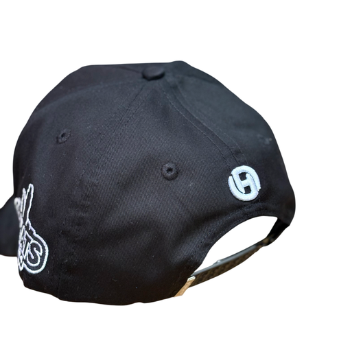ORTIZ HATS MENS BLACK SNAPBACK HAT ORLA BLK - Picture 4 of 4