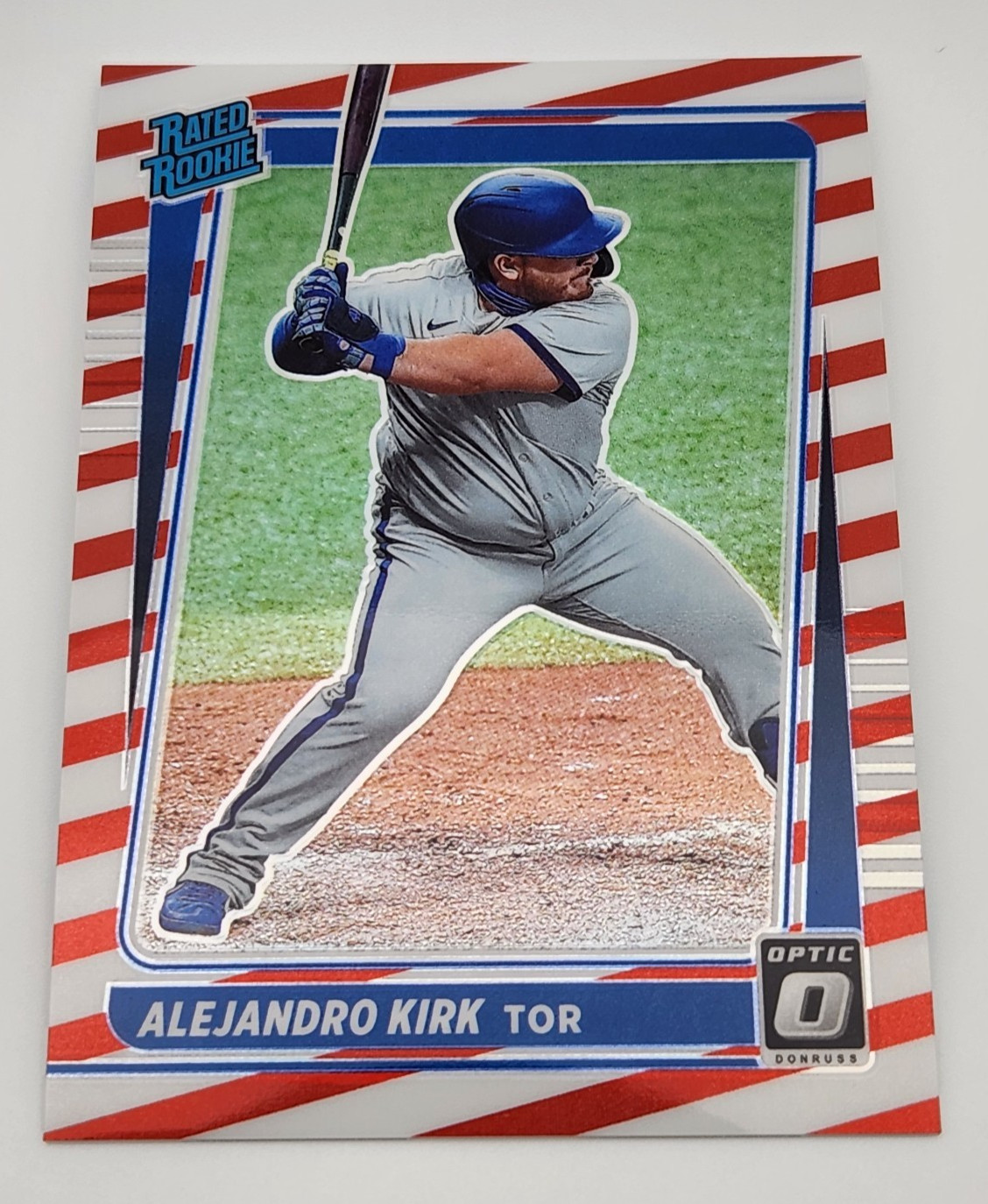 Alejandro Kirk 2021 Panini Donruss Optic Rookie Freedom Prizm /45 #63