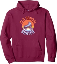 Oldschool Skater Roller Derby Skating Cute Gift Unisex Hooded Sweatshirt