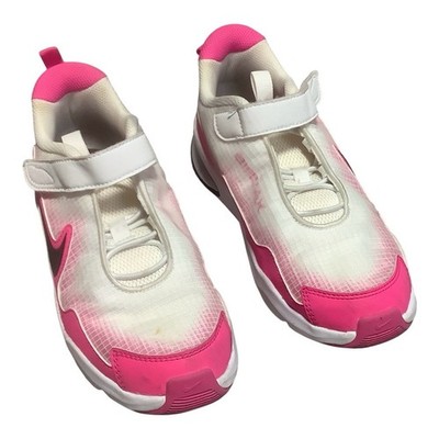 Nike Air Max Nova Size 2.5Y White/Black/Fuchsia
