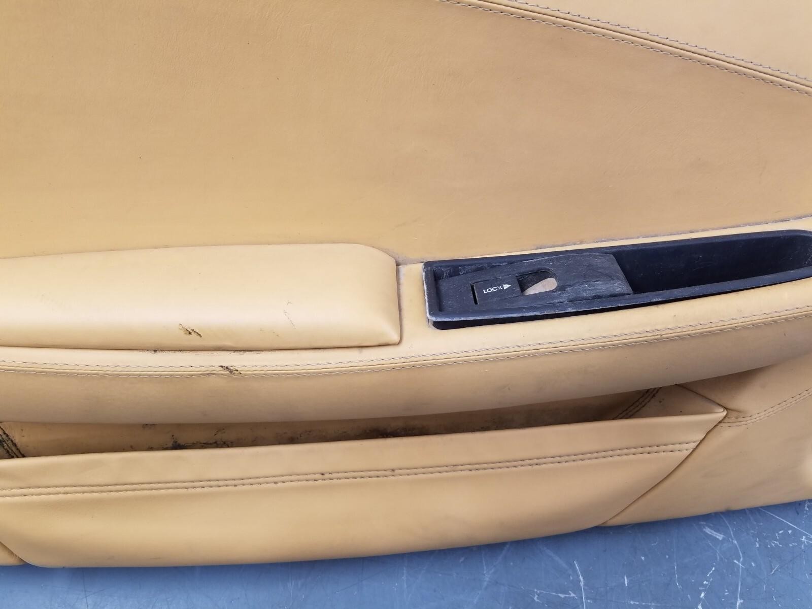 2007 Ferrari F430 Left Driver Tan Door Panel #1338 L2