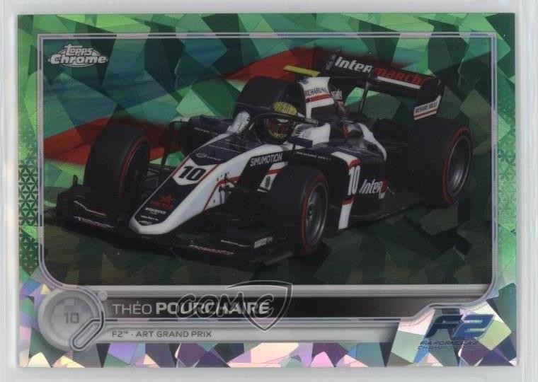 2022 Chrome Sapphire Edition Formula 1 Green Refractor 33/75 Theo Pourchaire 3f0