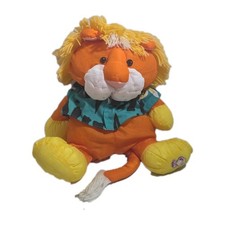 Vintage Fisher Price Puffalump Lion Plush Stuffed Animal Hawaiian Shirt 1987