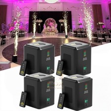 4pc Cold Electric 350W Mini Spark Machine Hand Held Remote Firework stage effect
