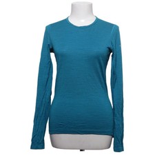 Icebreaker Merino, Langarmshirt, Größe: S, BODYFIT 200, Blau, Einfarbig #DNO