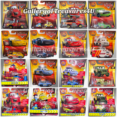 Disney Cars Race & Rescue Red Chick Hicks Mater Luigi Guido