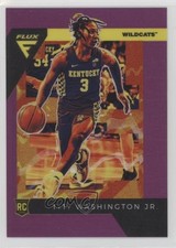 2022 Chronicles Draft Picks Flux Purple Prizm 21/49 TyTy Washington Jr #10 4r7