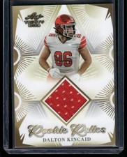 2023 Leaf Trinity (Mega Box) #RR-10 Dalton Kincaid Rookie Relic Gold