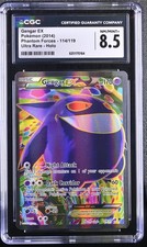 CGC 8.5 Gengar EX 114/119 Forze Fantasma Carta Pokemon Holo Ultra Rara