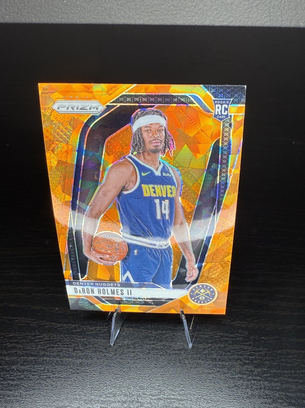 2024 Panini Prizm - DaRON HOLMES II Rookie RC - Orange Ice Prizm - Nuggets #235