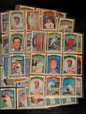 1972 Topps Baseball Cards - You Pick