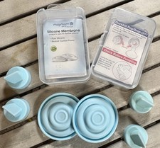 Maymom Silicone Membranes  Duckbill Valves Lot Spectra S1 S2 Pump Parts
