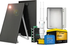 Solar Panel & Battery Pack Pro Kit for Wireless Camera System (no pole & camera)